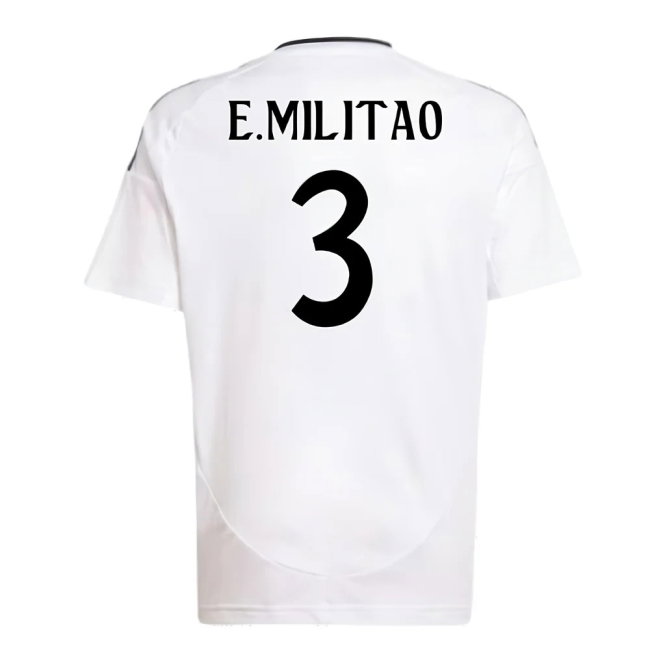 2024-2025 Real Madrid Home Shirt (Kids) (E.Militao 3)