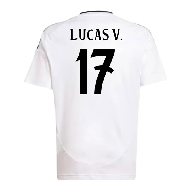 2024-2025 Real Madrid Home Shirt (Kids) (Lucas V. 17)