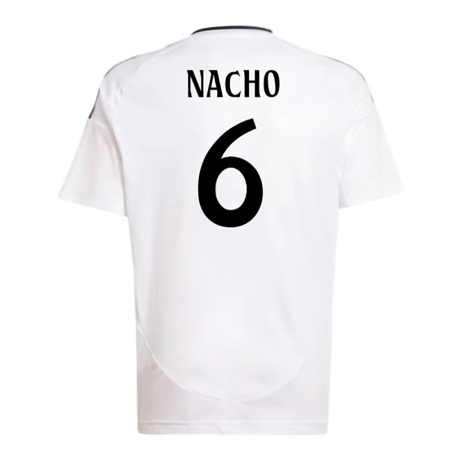 2024-2025 Real Madrid Home Shirt (Kids) (Nacho 6)