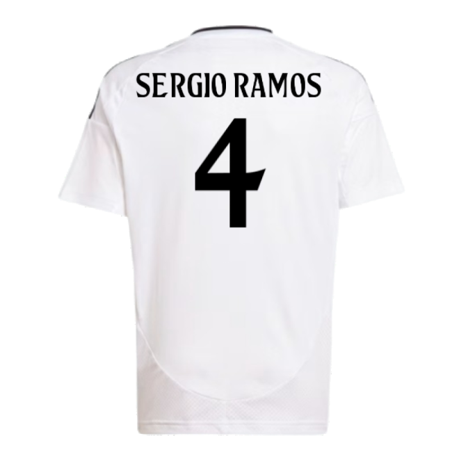2024-2025 Real Madrid Home Shirt (Kids) (Sergio Ramos 4)