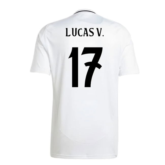 2024-2025 Real Madrid Home Shirt (Lucas V. 17)