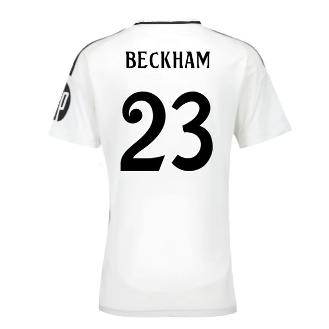 2024-2025 Real Madrid Home Shirt (Womens) (Beckham 23)