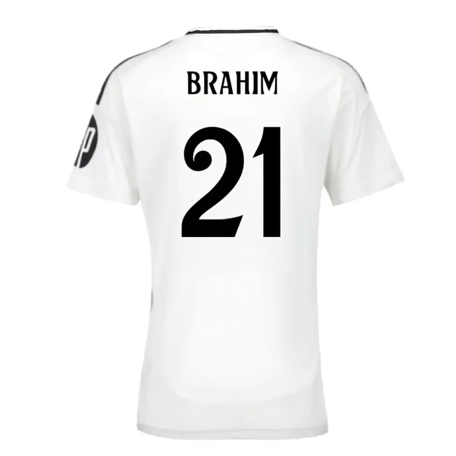 2024-2025 Real Madrid Home Shirt (Womens) (Brahim 21)