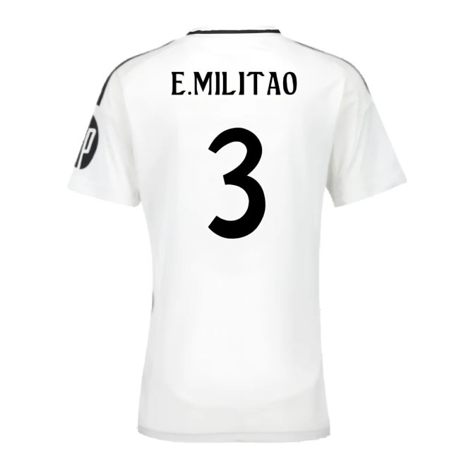 2024-2025 Real Madrid Home Shirt (Womens) (E.Militao 3)
