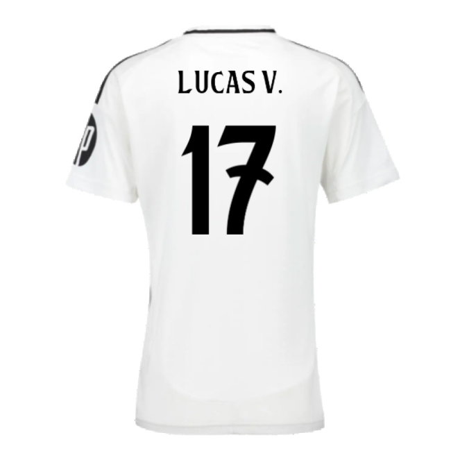 2024-2025 Real Madrid Home Shirt (Womens) (Lucas V. 17)