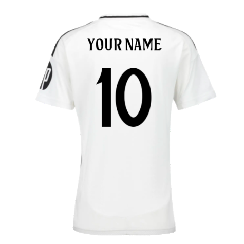 2024-2025 Real Madrid Home Shirt (Womens) (Your Name)