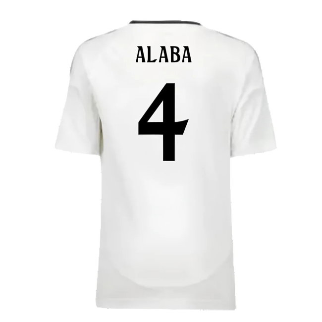 2024-2025 Real Madrid Home Youth Kit (Alaba 4)