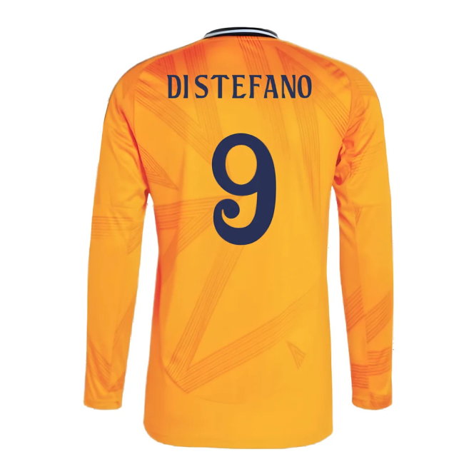 2024-2025 Real Madrid Long Sleeve Away Shirt (Di Stefano 9)