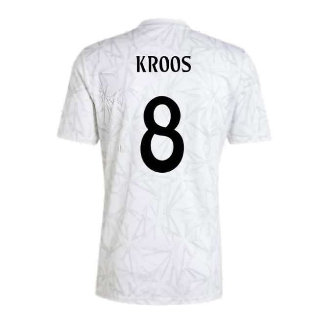 2024-2025 Real Madrid Pre-Match Shirt (White) (Kroos 8)