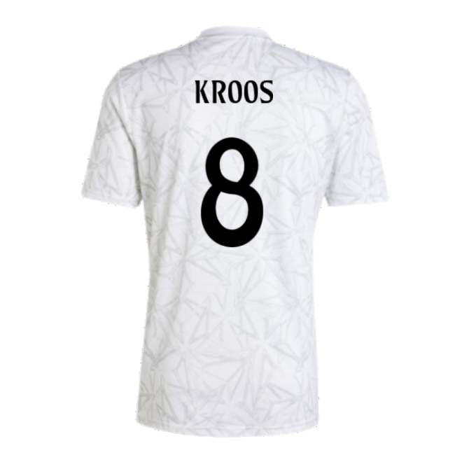 2024-2025 Real Madrid Pre-Match Shirt (White) (Kroos 8)