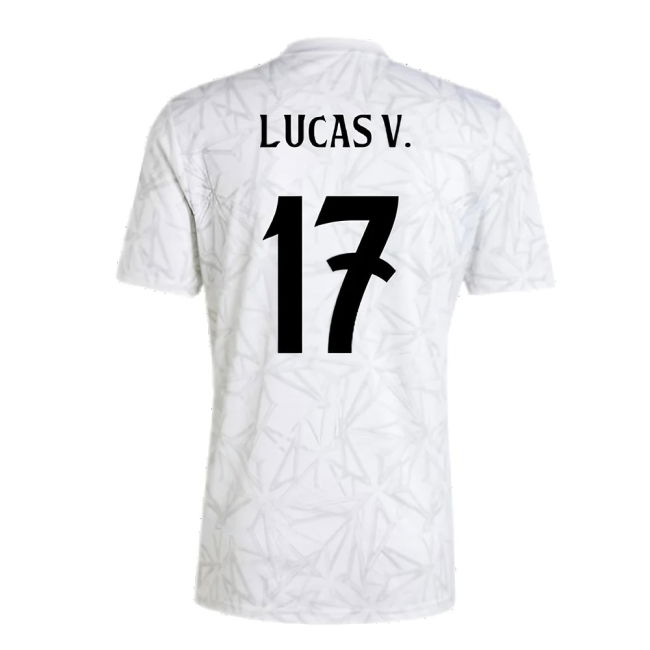 2024-2025 Real Madrid Pre-Match Shirt (White) (Lucas V. 17)