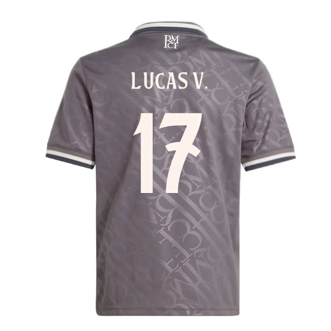 2024-2025 Real Madrid Third Shirt (Kids) (Lucas V. 17)