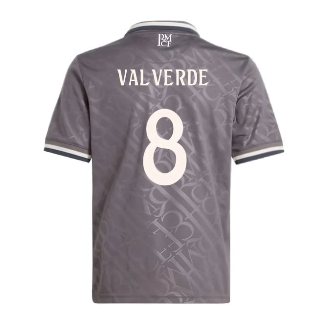 2024-2025 Real Madrid Third Shirt (Kids) (Valverde 8)