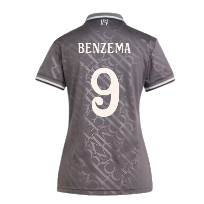2024-2025 Real Madrid Third Shirt (Womens) (Benzema 9)