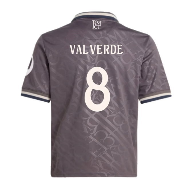 2024-2025 Real Madrid Third Youth Kit (Valverde 8)
