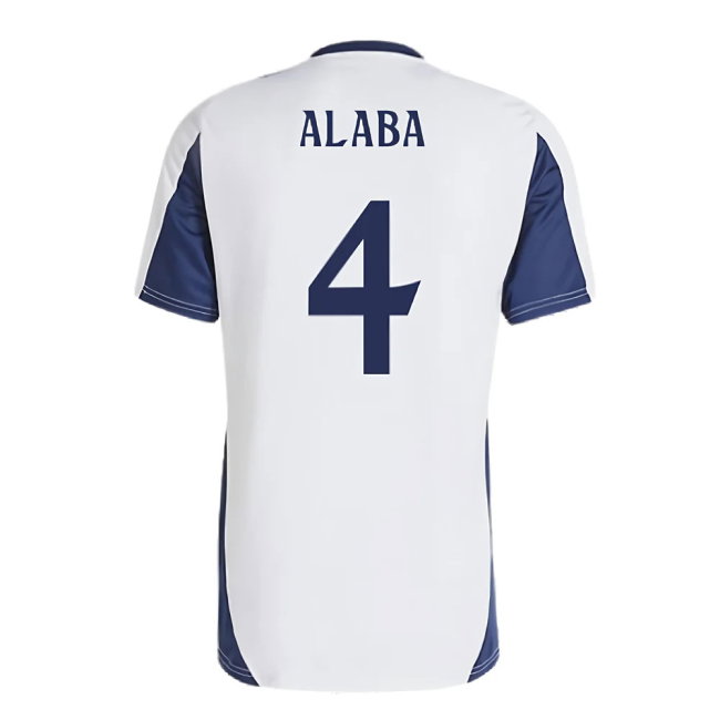 2024-2025 Real Madrid Training Shirt (White) (Alaba 4)