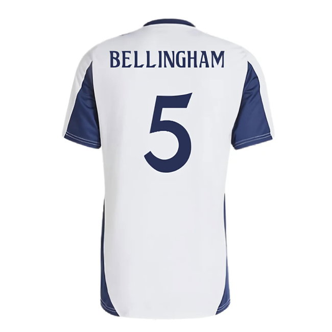 2024-2025 Real Madrid Training Shirt (White) (Bellingham 5)