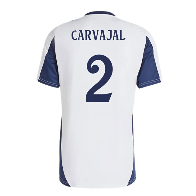 2024-2025 Real Madrid Training Shirt (White) (Carvajal 2)