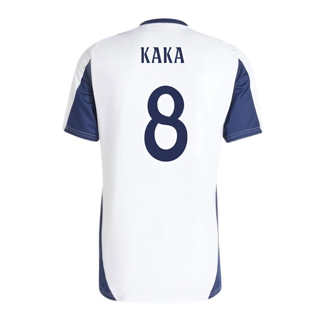 2024-2025 Real Madrid Training Tee (White) (Kaka 8)