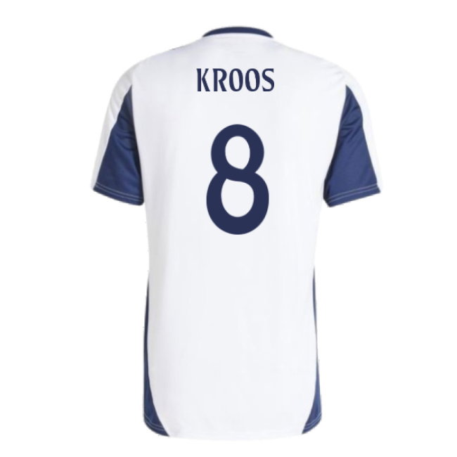 2024-2025 Real Madrid Training Tee (White) (Kroos 8)