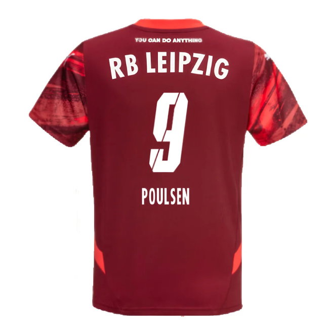2024-2025 Red Bull Leipzig Away Shirt (Kids) (Poulsen 9)