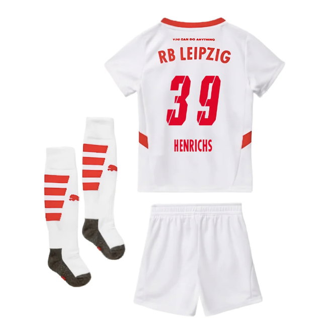 2024-2025 Red Bull Leipzig Home Mini Kit (Henrichs 39)