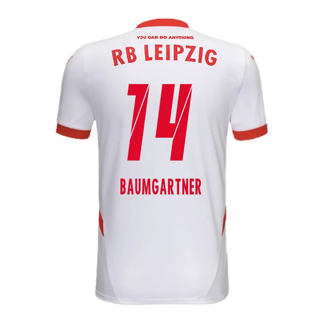 2024-2025 Red Bull Leipzig Home Shirt (Baumgartner 14)