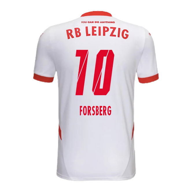 2024-2025 Red Bull Leipzig Home Shirt (Forsberg 10)