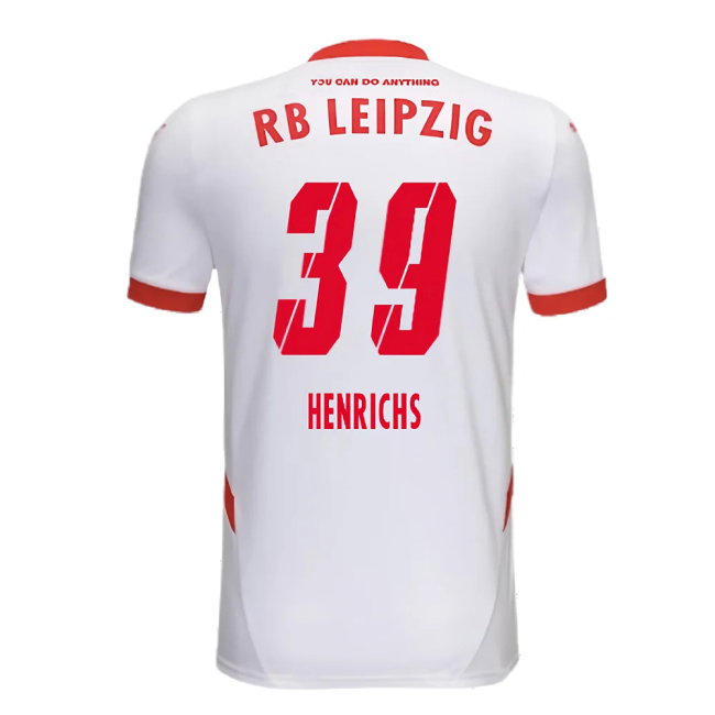 2024-2025 Red Bull Leipzig Home Shirt (Kids) (Henrichs 39)