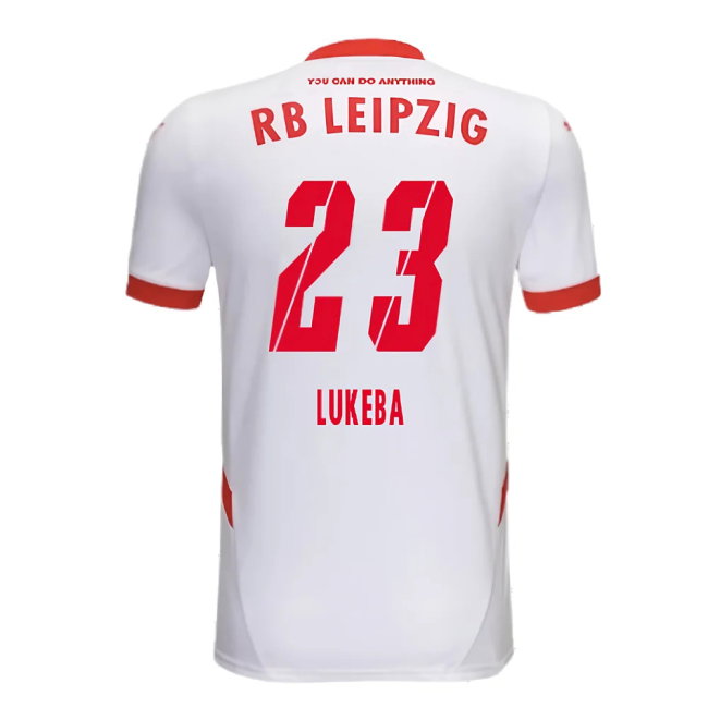 2024-2025 Red Bull Leipzig Home Shirt (Kids) (Lukeba 23)