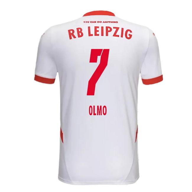 2024-2025 Red Bull Leipzig Home Shirt (Kids) (Olmo 7)