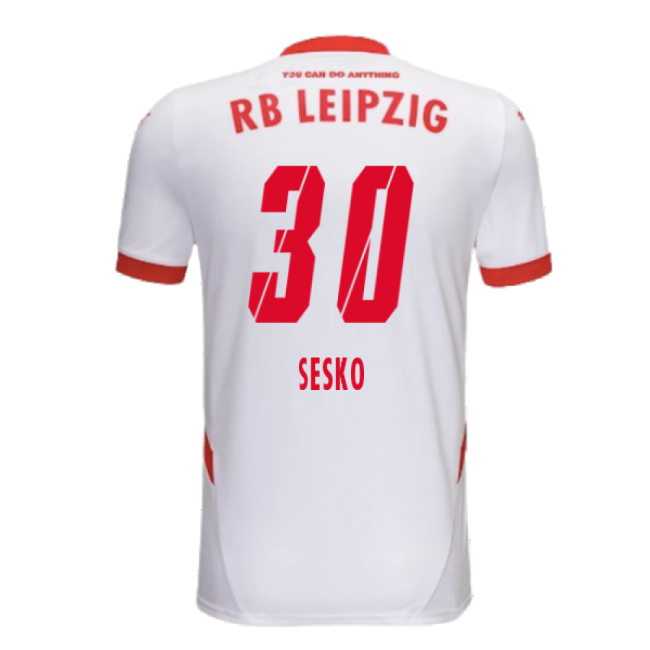 2024-2025 Red Bull Leipzig Home Shirt (Kids) (Sesko 30)