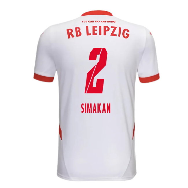 2024-2025 Red Bull Leipzig Home Shirt (Kids) (Simakan 2)