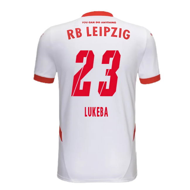 2024-2025 Red Bull Leipzig Home Shirt (Lukeba 23)