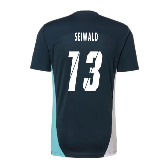 2024-2025 Red Bull Leipzig Training Shirt (Dark Night) (Seiwald 13)