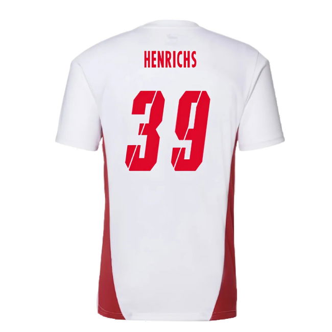 2024-2025 Red Bull Leipzig Training Shirt (White) (Henrichs 39)