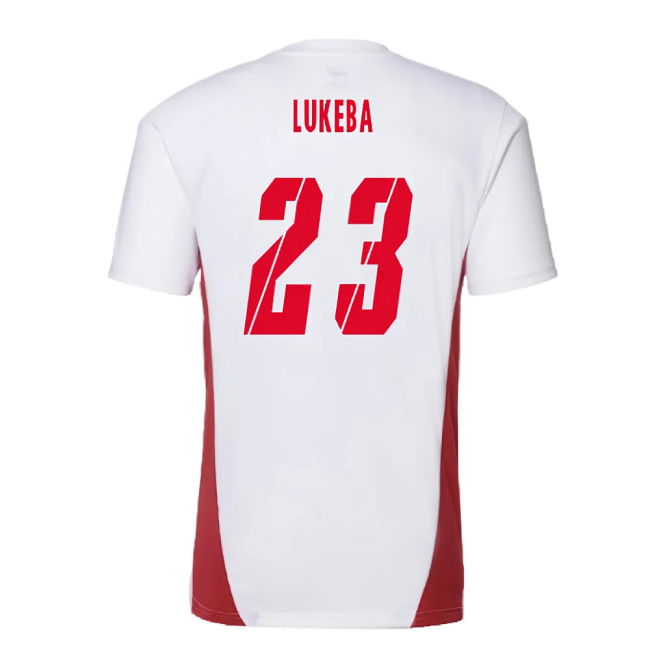 2024-2025 Red Bull Leipzig Training Shirt (White) (Lukeba 23)