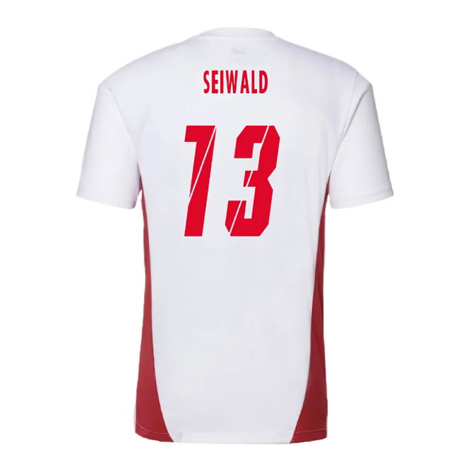2024-2025 Red Bull Leipzig Training Shirt (White) (Seiwald 13)