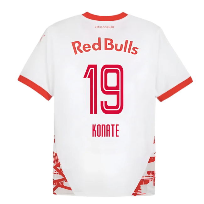 2024-2025 Red Bull Salzburg Home Shirt (Konate 19)