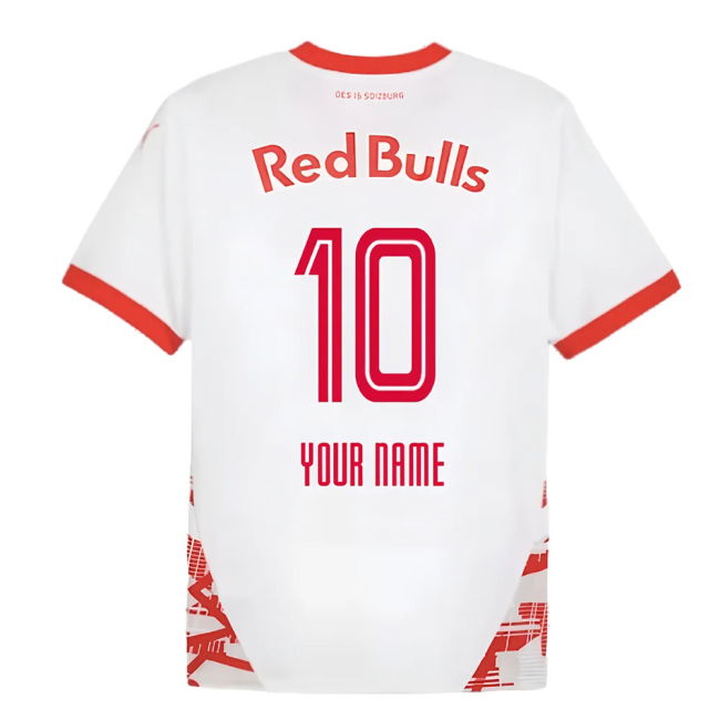 2024-2025 Red Bull Salzburg Home Shirt (Your Name)