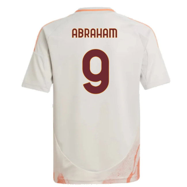 2024-2025 Roma Away Shirt (Kids) (Abraham 9)