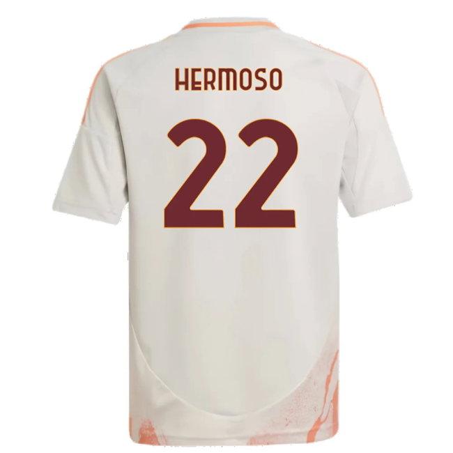 2024-2025 Roma Away Shirt (Kids) (Hermoso 22)