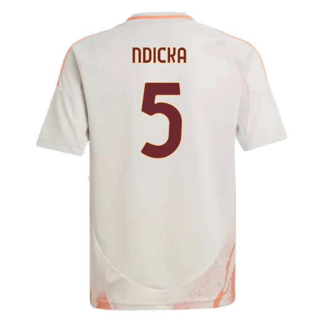 2024-2025 Roma Away Shirt (Kids) (Ndicka 5)