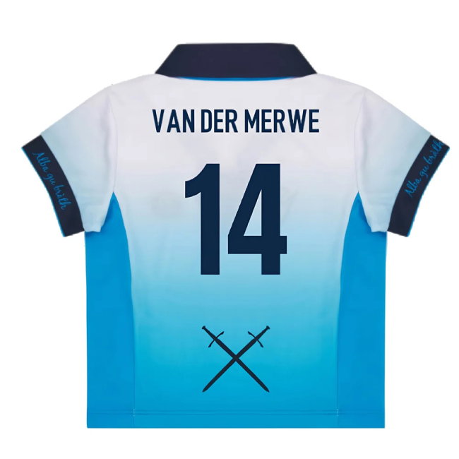 2024-2025 Scotland Rugby Away Baby Shirt (Van Der Merwe 14)
