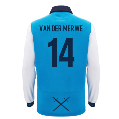 2024-2025 Scotland Rugby Away LS Cotton Shirt (Van Der Merwe 14)