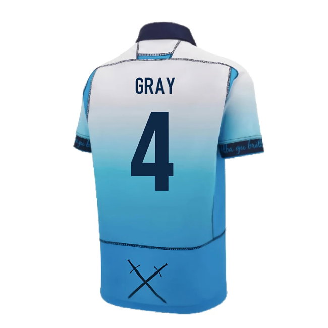 2024-2025 Scotland Rugby Away Replica Shirt (Gray 4)
