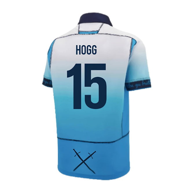 2024-2025 Scotland Rugby Away Replica Shirt (Kids) (Hogg 15)