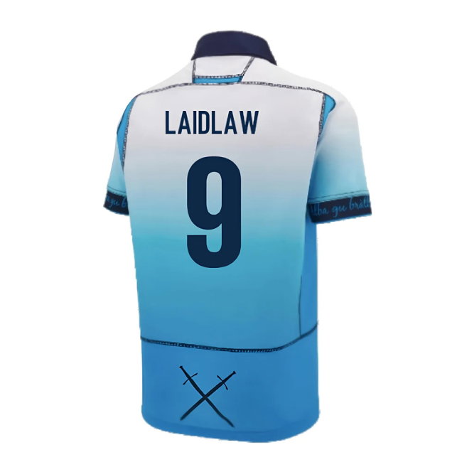 2024-2025 Scotland Rugby Away Replica Shirt (Kids) (Laidlaw 9)