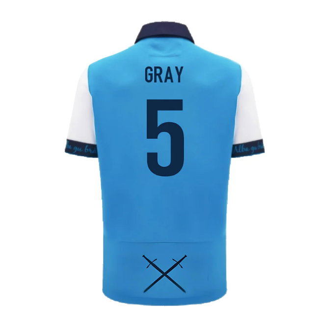 2024-2025 Scotland Rugby Away SS Cotton Shirt (Gray 5)