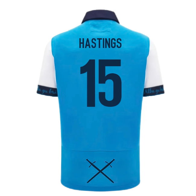 2024-2025 Scotland Rugby Away SS Cotton Shirt (Kids) (Hastings 15)